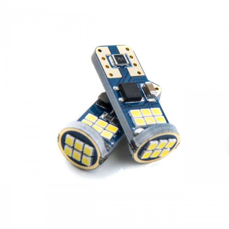 LEDS CANBUS W5W  T10    9/16V 6000K