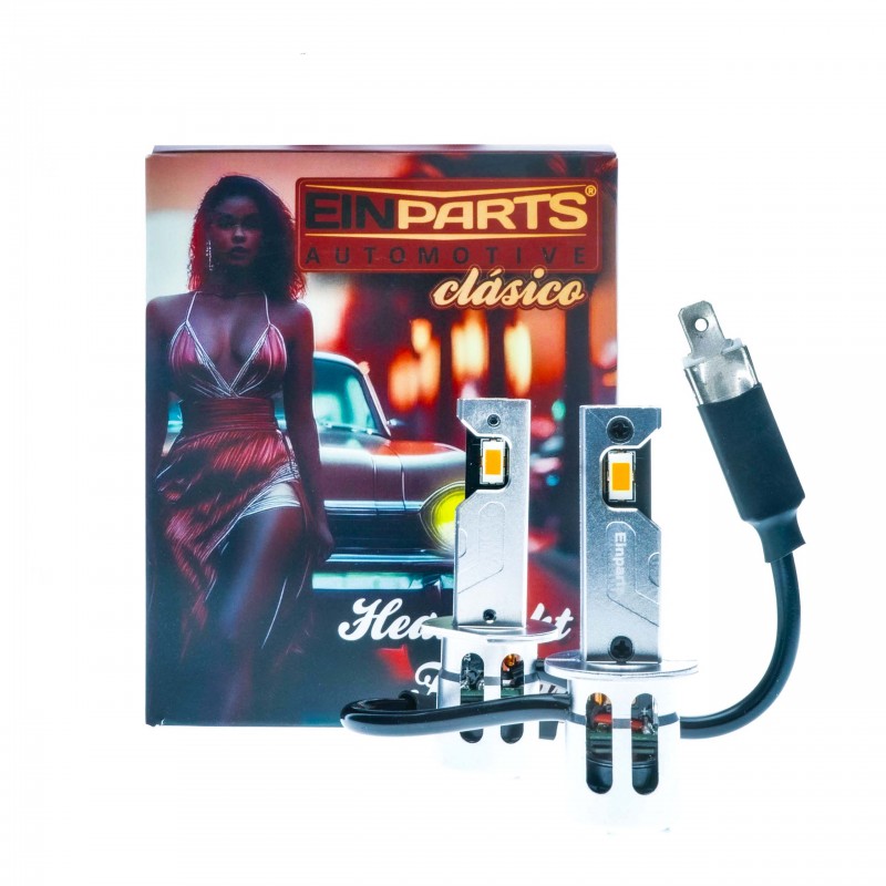 KIT LAMPADAS DE LED H1 35W 3500LM 4300K  12V