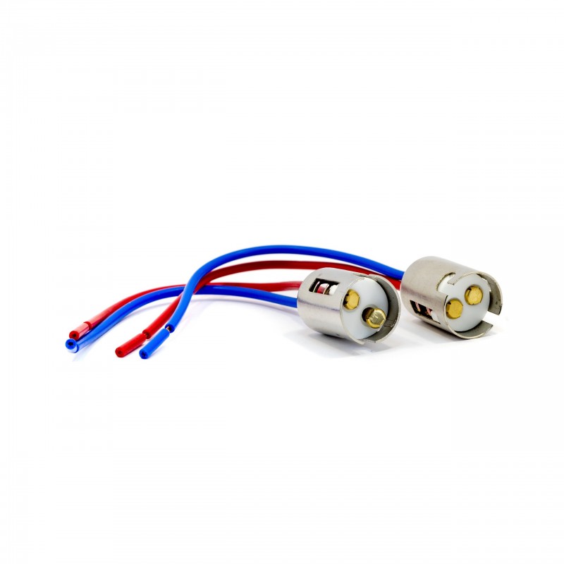 CASQUILHOS PARA LAMPADA P21/5W COM CABO