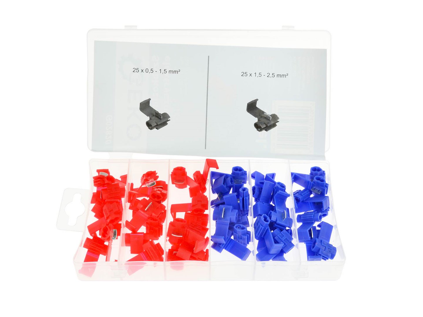 CONJUNTO DE 50 CONETORES DE EMENDA RAPIDA