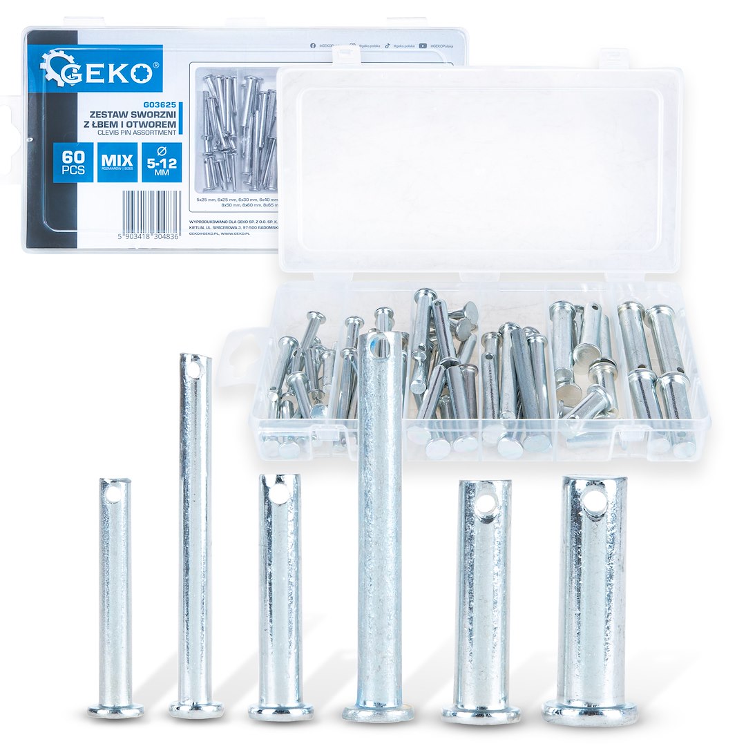 CAIXA DE PINOS DE CLEVIS (60 PCS)