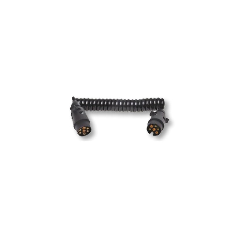 EXTENSAO EM ASPIRAL 3M   MACHO DE 7 PINS