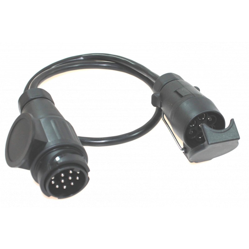 ADAPTADOR 13 POLOS MACHO E 7 POLOS FEMEA C/EXTENSAO
