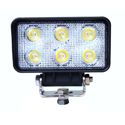 FAROL DE TRABALHO 6 LEDS RETANGULAR