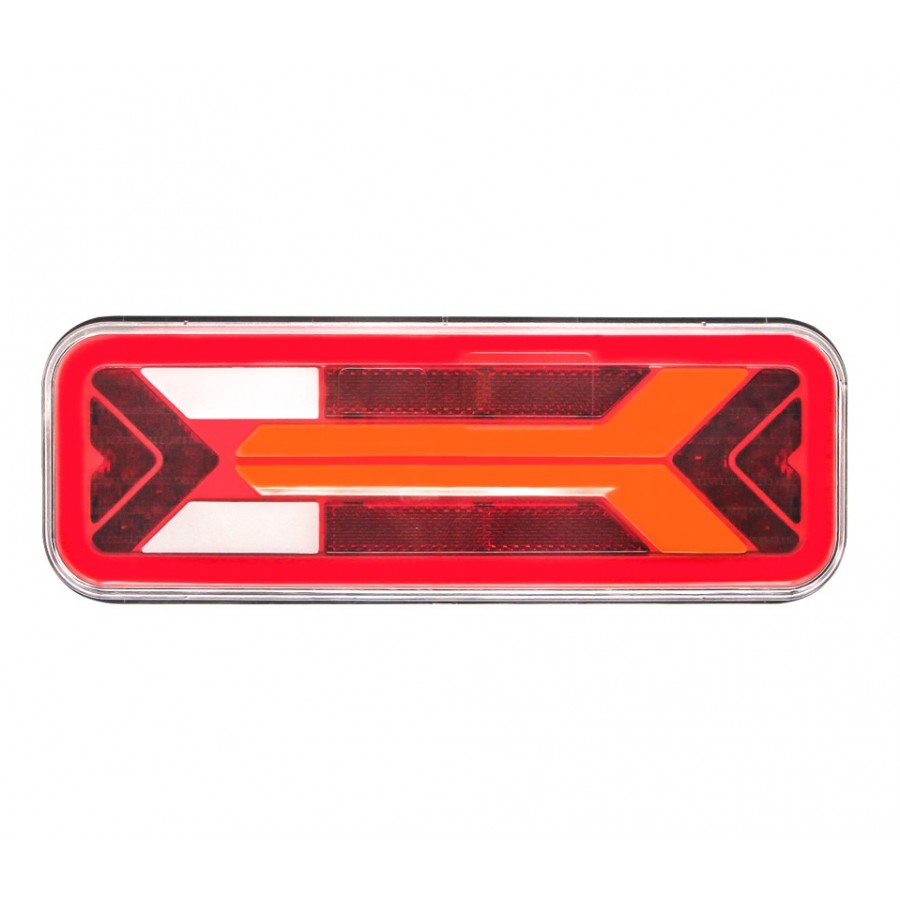 FAROLIM RETANGULAR EM LED DIREITO 12/24V