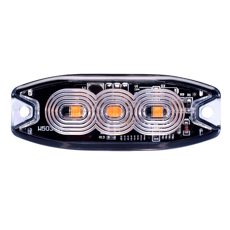 FAROLIM STROBE AMBAR 3 LEDS 12/24V