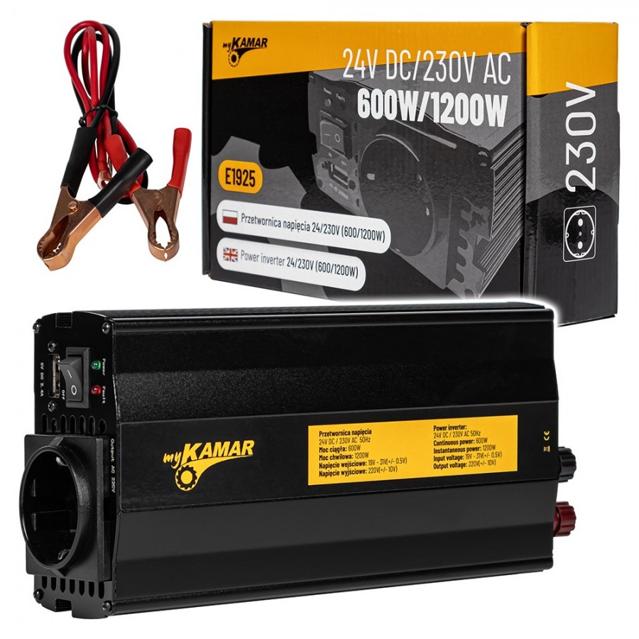 INVERTER 24/230V (600/1200W)