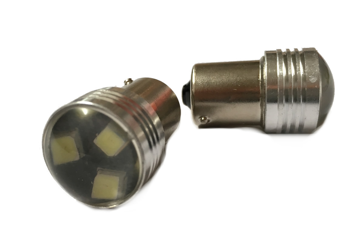 LEDS 9-30V 21W C/CASQ CENTRADO 6SMD 1.5W BRANCOS