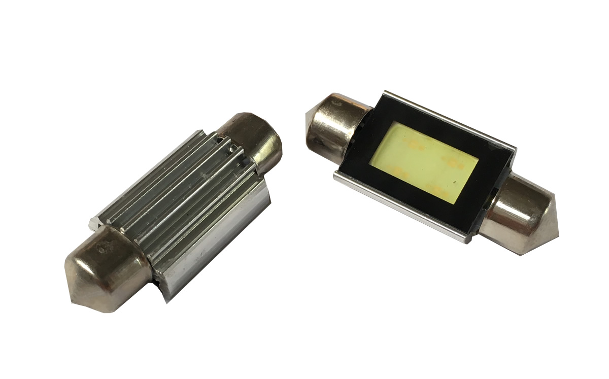 LED TUBULAR 2W 36MM COB BRANCO 12V