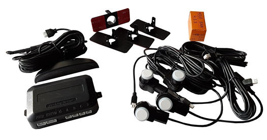 Kit de quatro sensores de estacionamento c/display