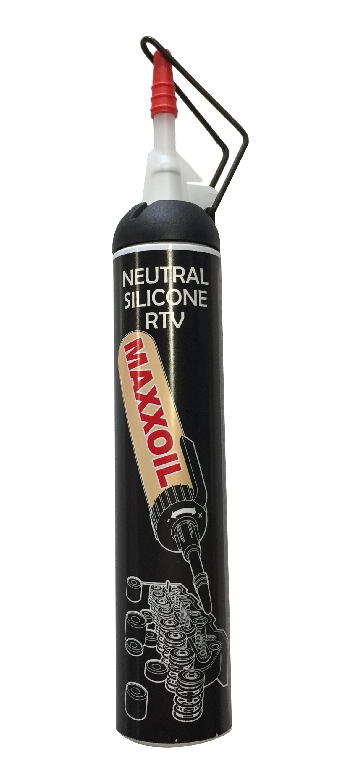 MASSA DE SILICONE CARTUCHO AUTOMATICO PRETO 200ml