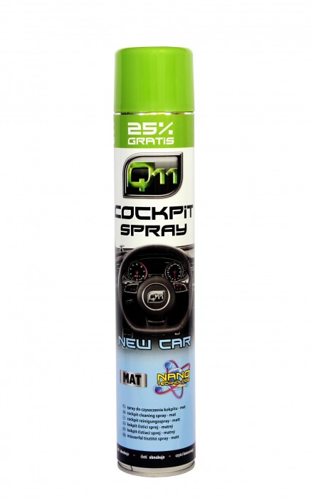 Q11 COCKPIT SPRAY NEW CAR 750ML