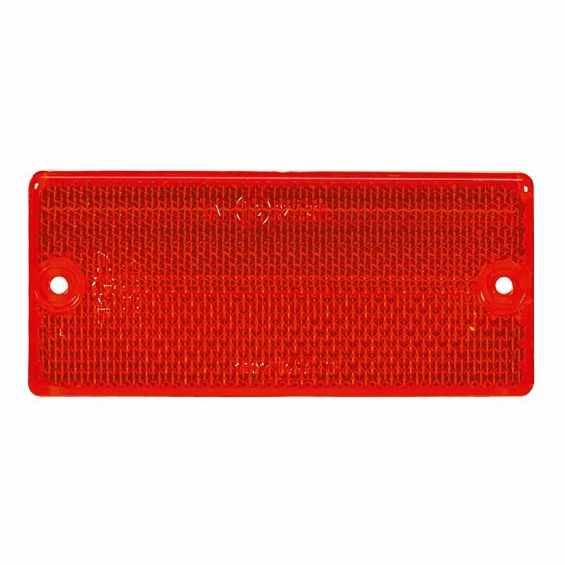 REFLECTOR VERMELHO RECTANGULAR 90X40MM