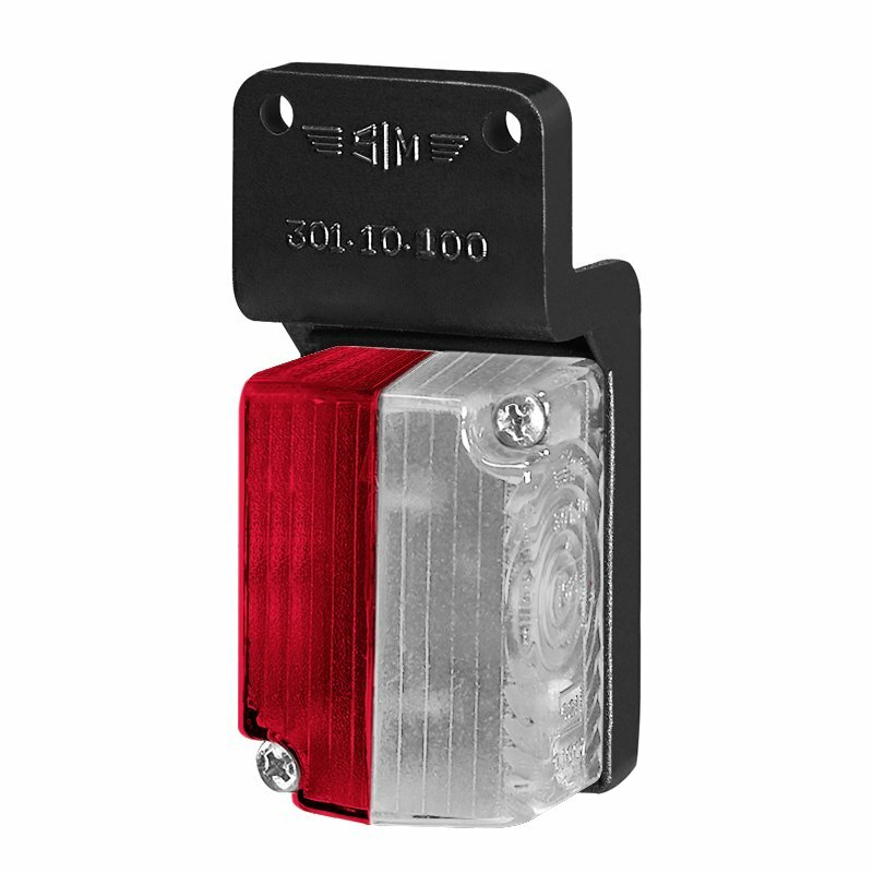 FAROLIM  DE PENDURAL VERMELHO/BRANCO