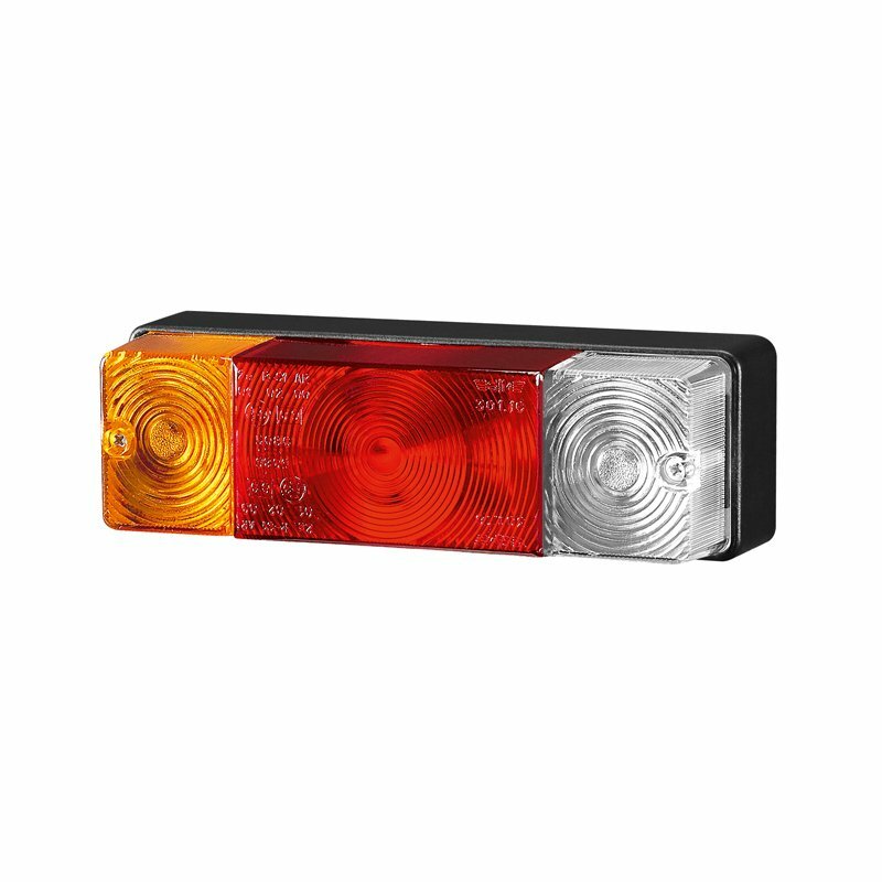 FAROLIM  AMBAR/VERMELHO/BRANCO 204X70MM