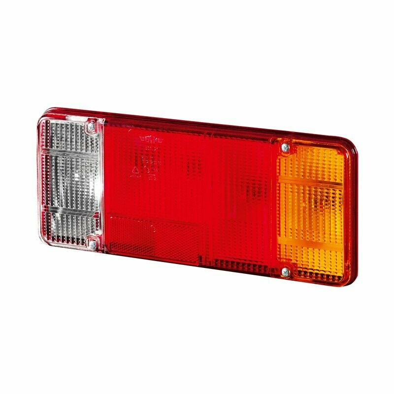 VIDRO DIREITO AMBAR/VERMELHO/BRANCO