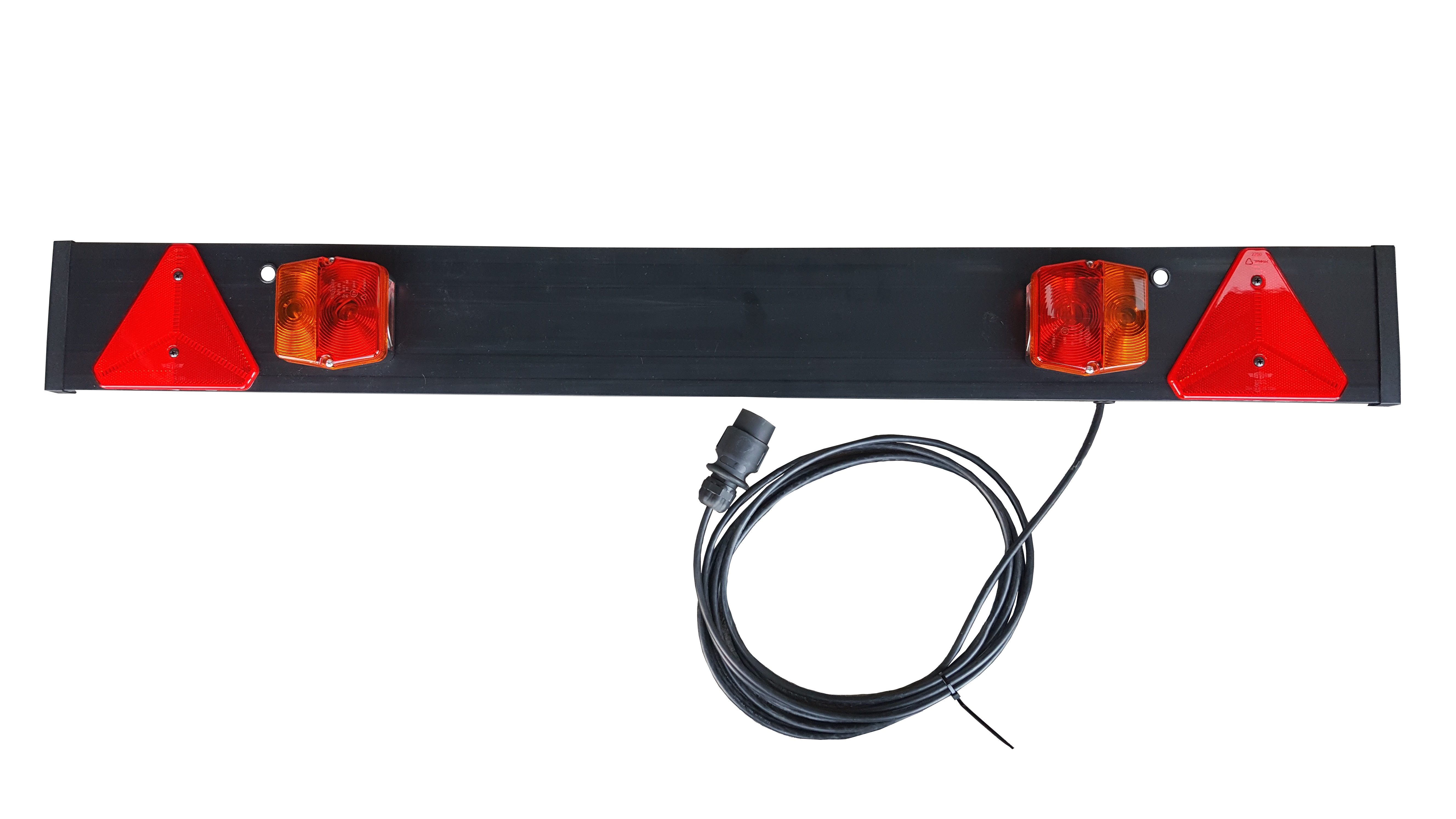 BARRA REFORÇADA SINALETICA 110CM COMPLETA COM CABO 4.5M