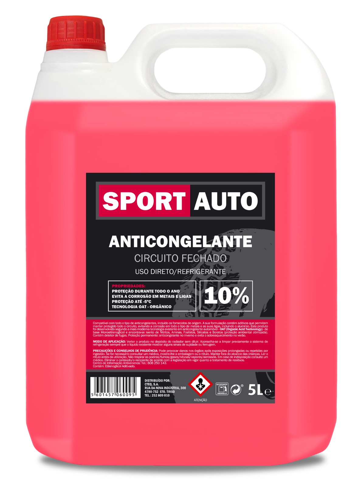 ANTI CONGELANTE 10% ROSA  5L