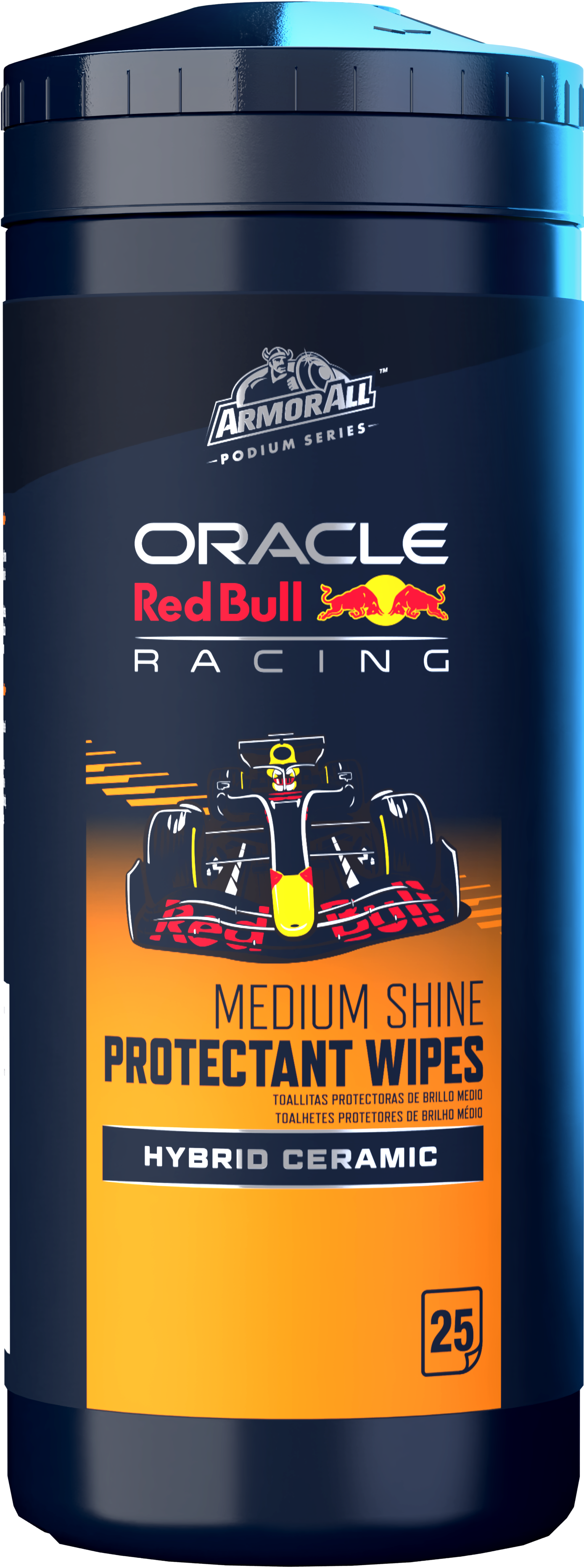 TOALHETES ARMOR ALL "ORACLE RED BULL RACING" 25pcs