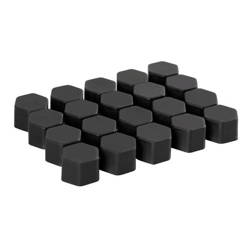 TAPA PERNOS EM SILICONE PRETO 19