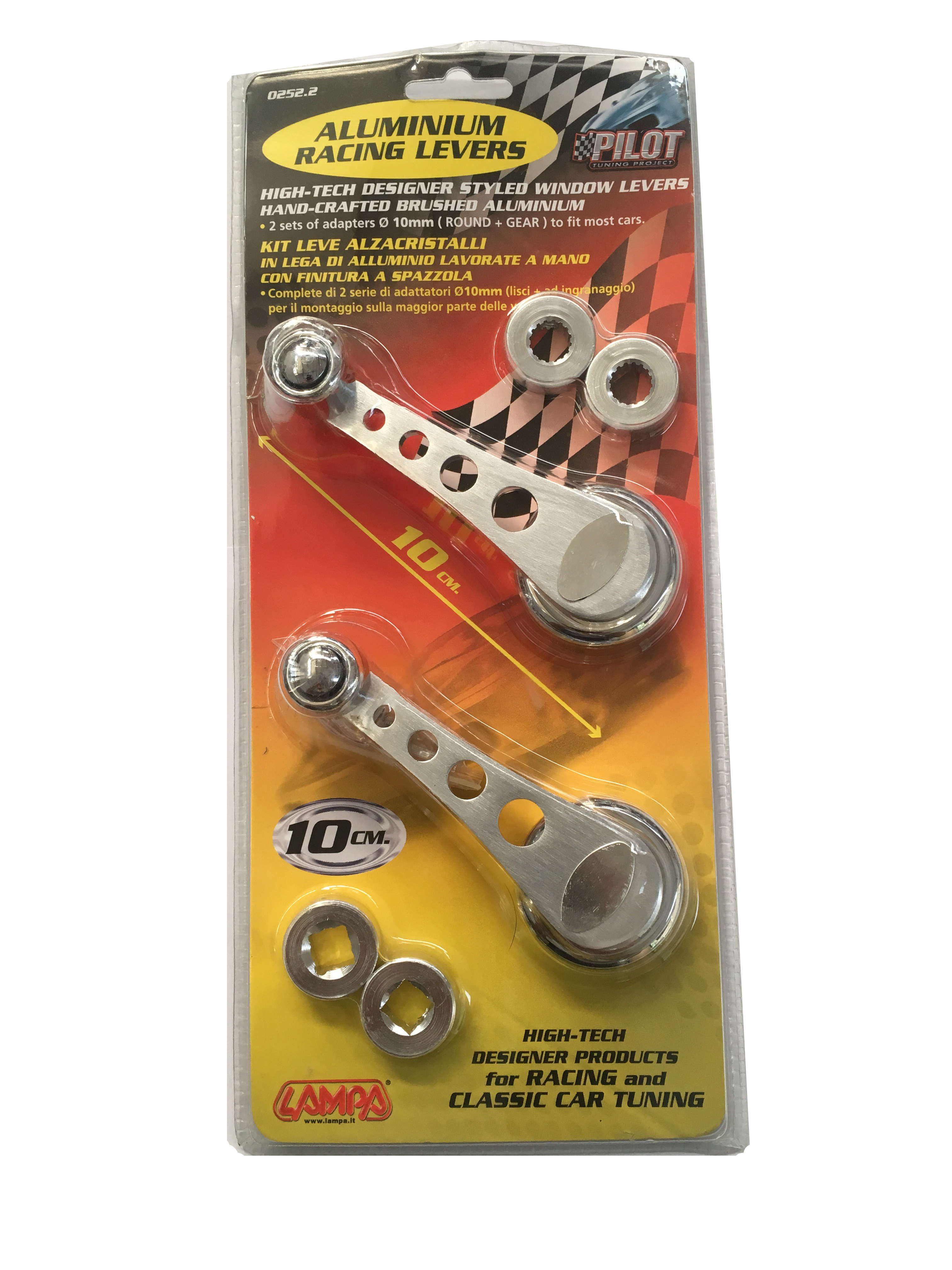 MANETE EM ALUMINIO (ELEVAR OS VIDROS DAS PORTA)