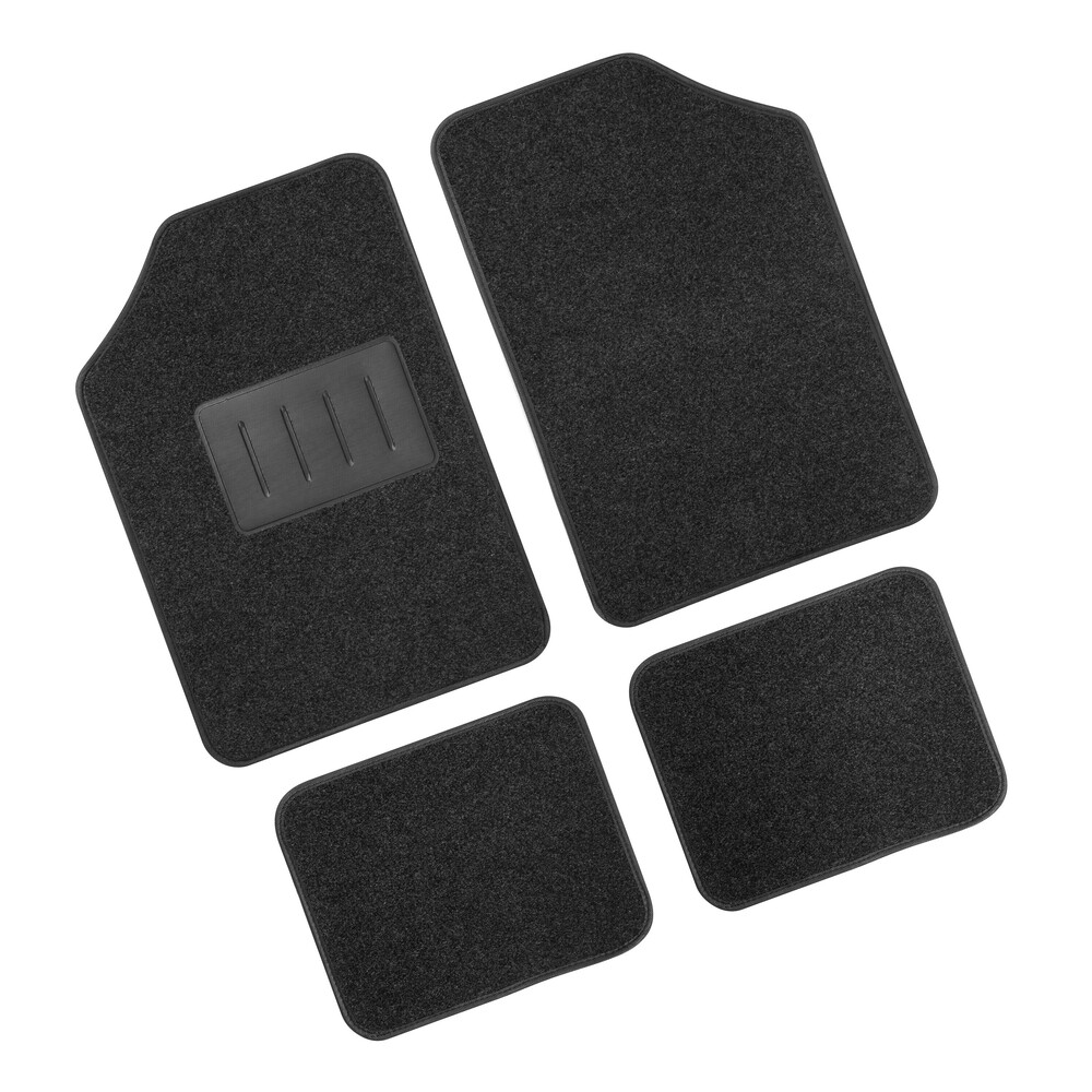 TAPETES UNIVERSAIS AVELUDADOS 4PCS PR 43X64CM ROKI