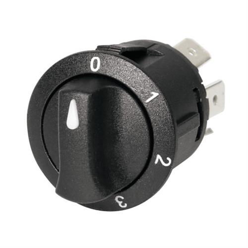 INTERRUPTOR ROTATIVO 4 POSIÇÕES 12/24V