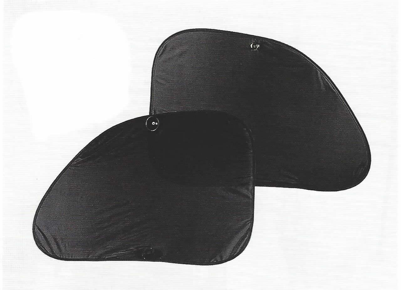 CORTINAS LATERAIS DE VENTOSAS 45X65CM PRETAS