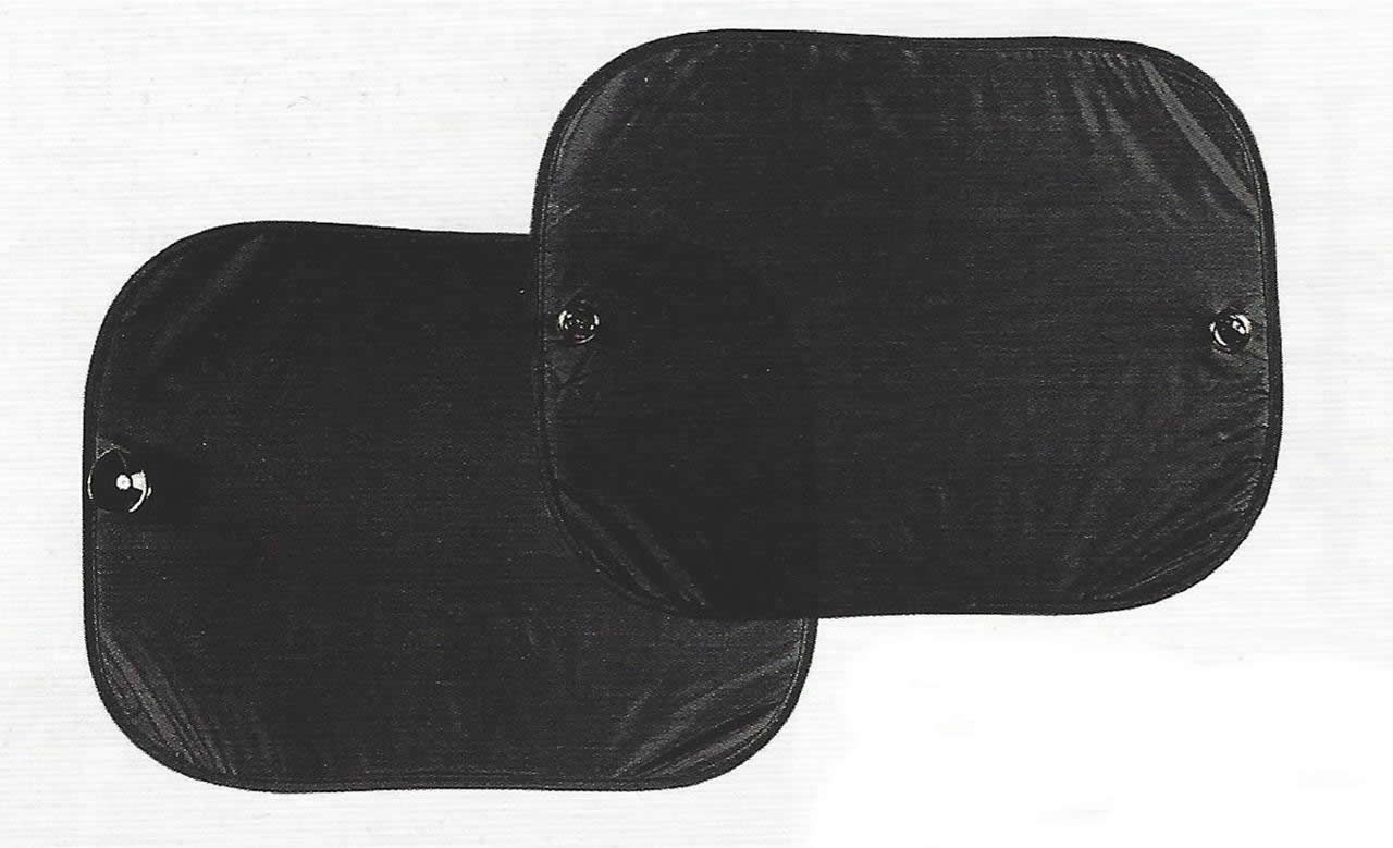 CORTINAS LATERAIS DE VENTOSAS 35X45CM PRETAS