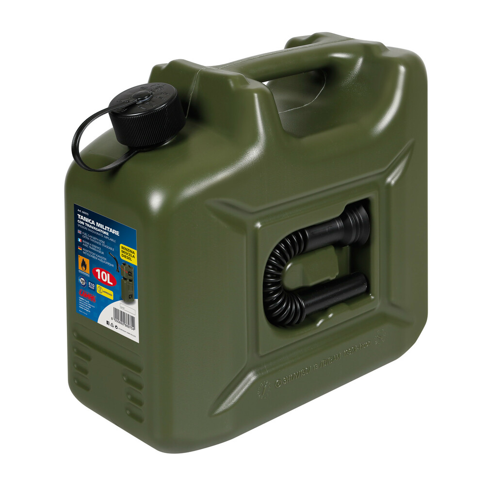 BIDAO 10 LITROS COM VASADOR TIPO MILITAR HOMOLGADO