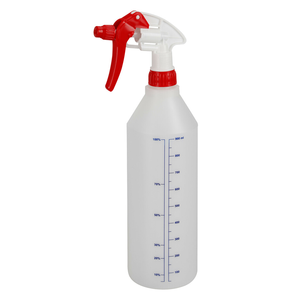 GARRAFA DE SPRAY EM HDPE C/GRADUAÇAO ML /% -1LT