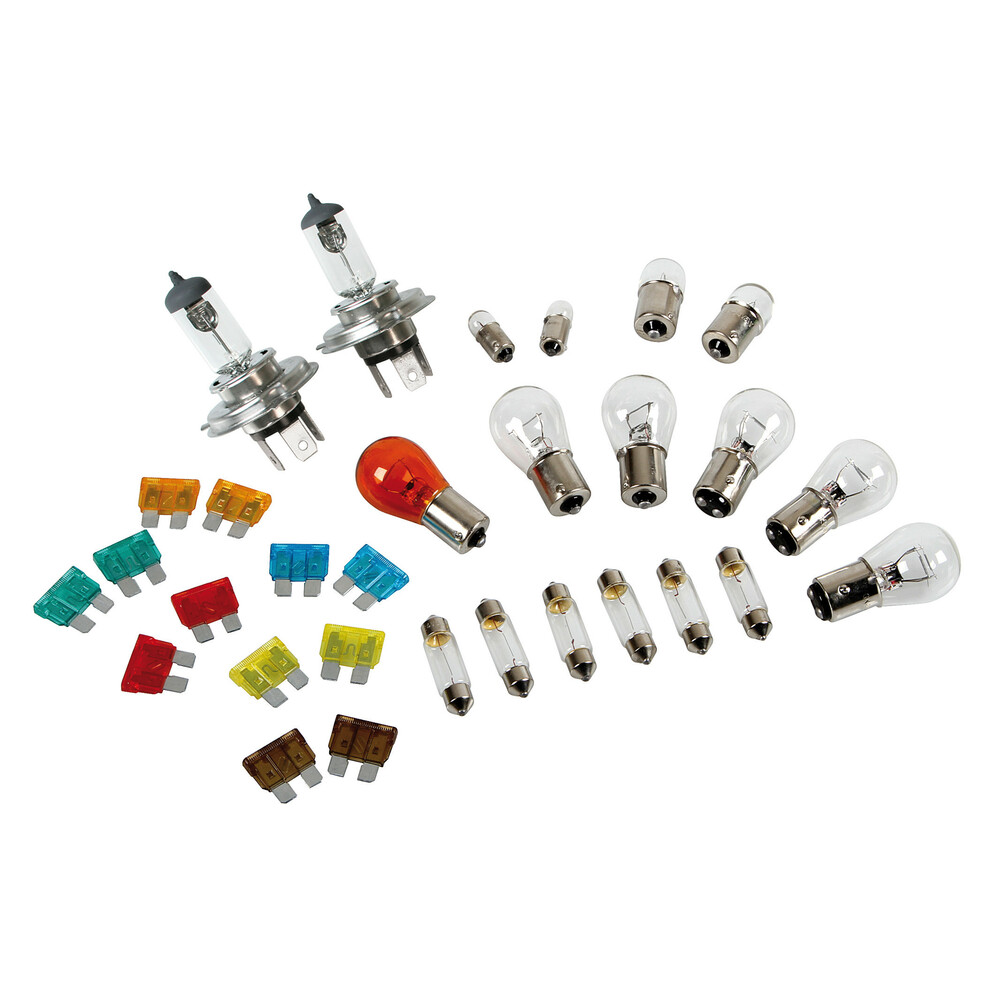 KIT LAMPADAS DE EMERGENCIA 24V 2XH4+30PCS
