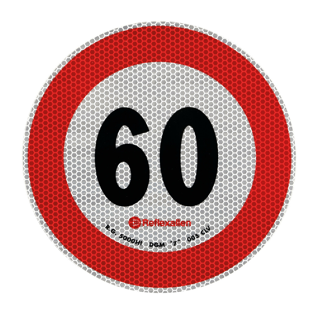 SINAL DE LIMITE VELOCIDADE 60KM/H