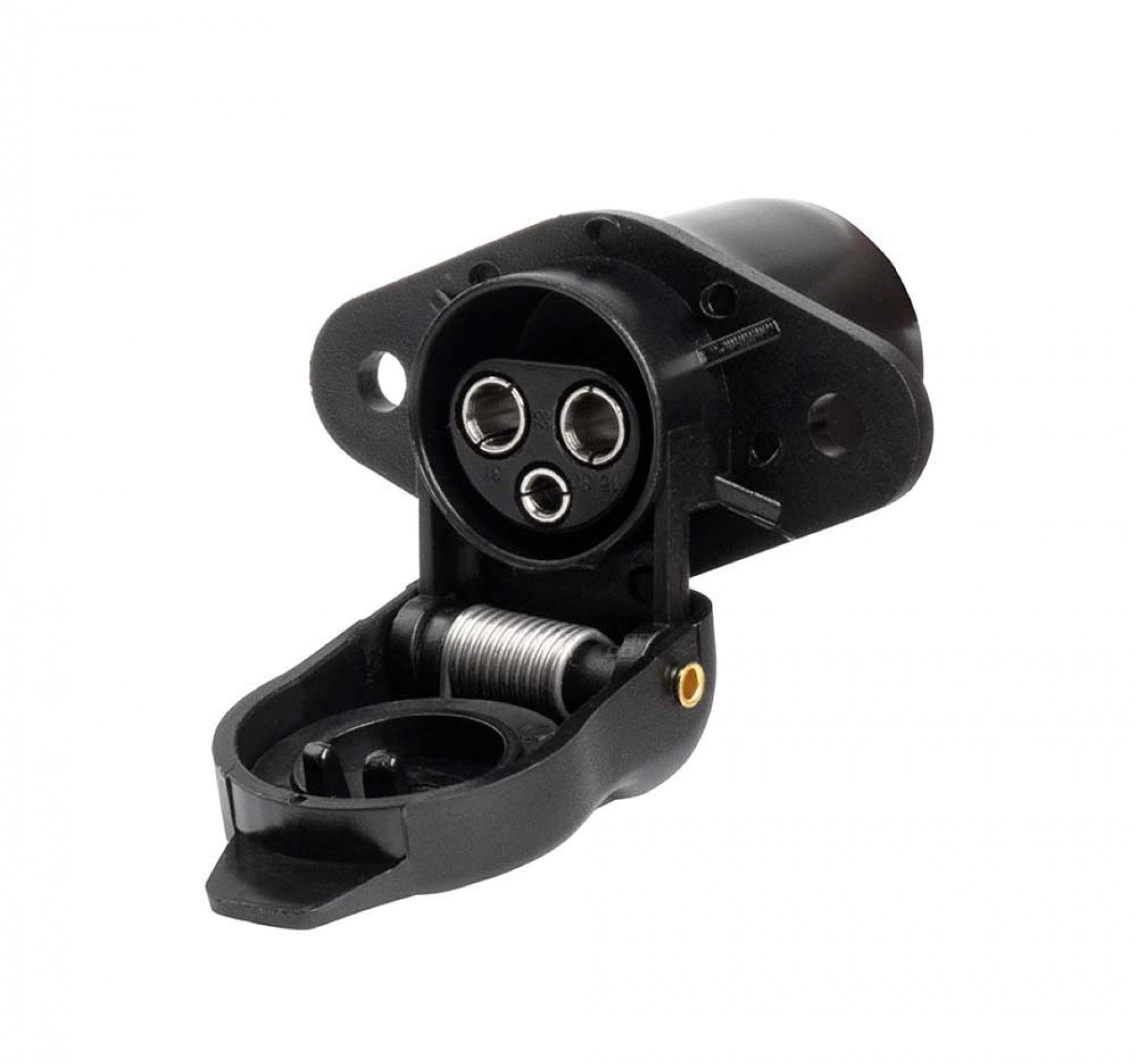 FICHA DE REBOQUE FEMEA 3 PINOS C/TAMPA 12V