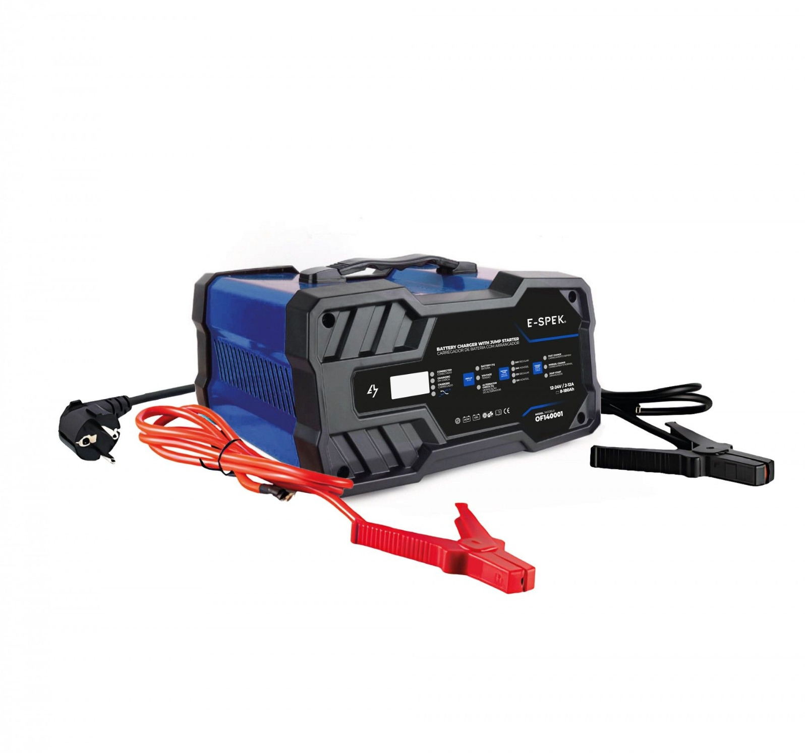 CARREGADOR DE BATERIA 12AMP 12/24V C/ BOOSTER 75AMP