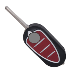 CAPA E CHAVE ALFA ROMEO 3 BOTOES RETRATIL