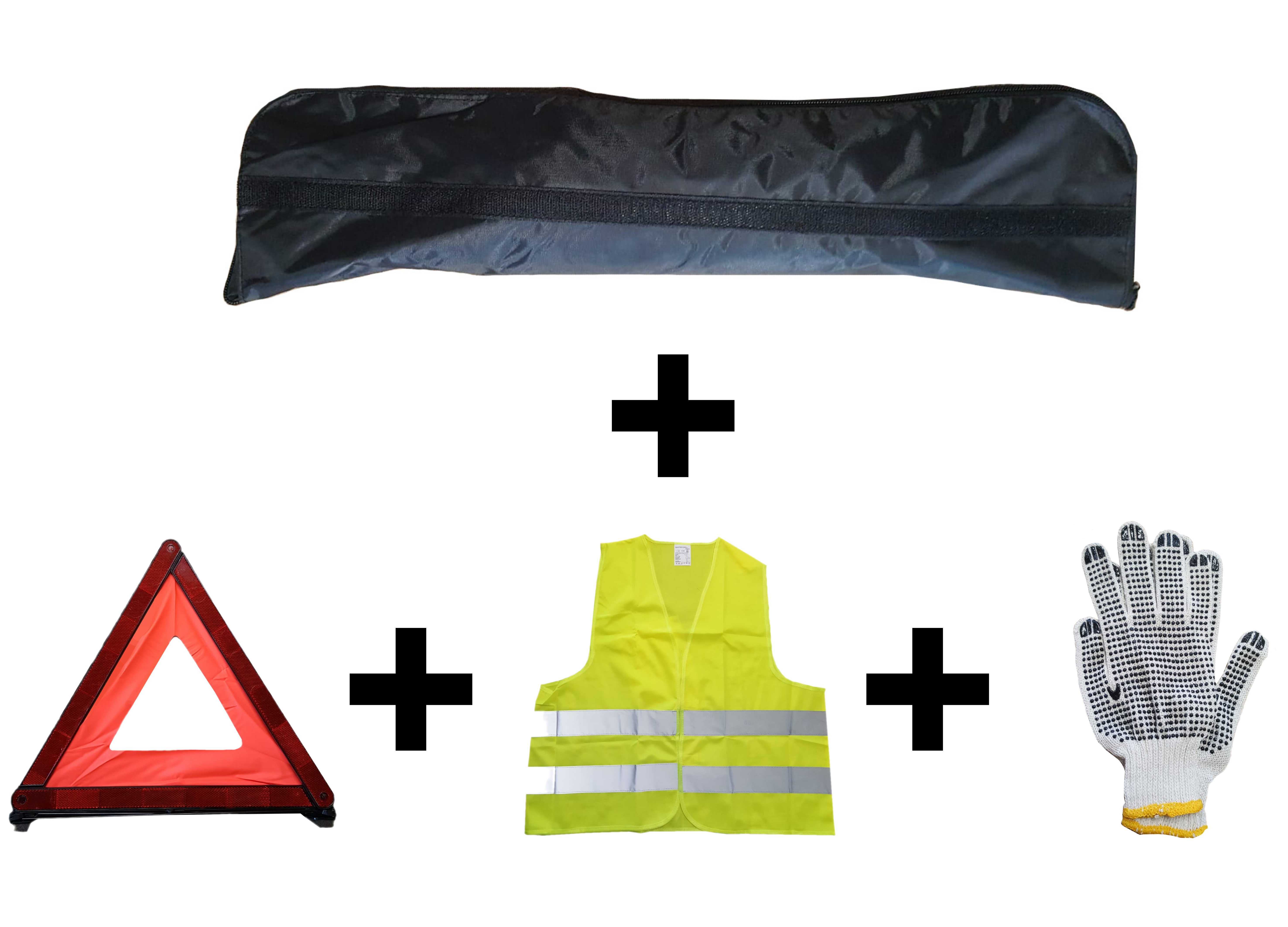 KIT DE EMERGENCIA EM SACO C/ VELCRO ADERENTE PARA MALA
